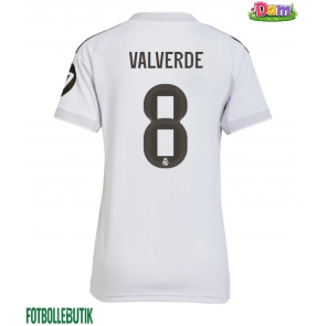 Real Madrid Federico Valverde #8 Hemmatröja Kvinnor 2025-26 Kortärmad